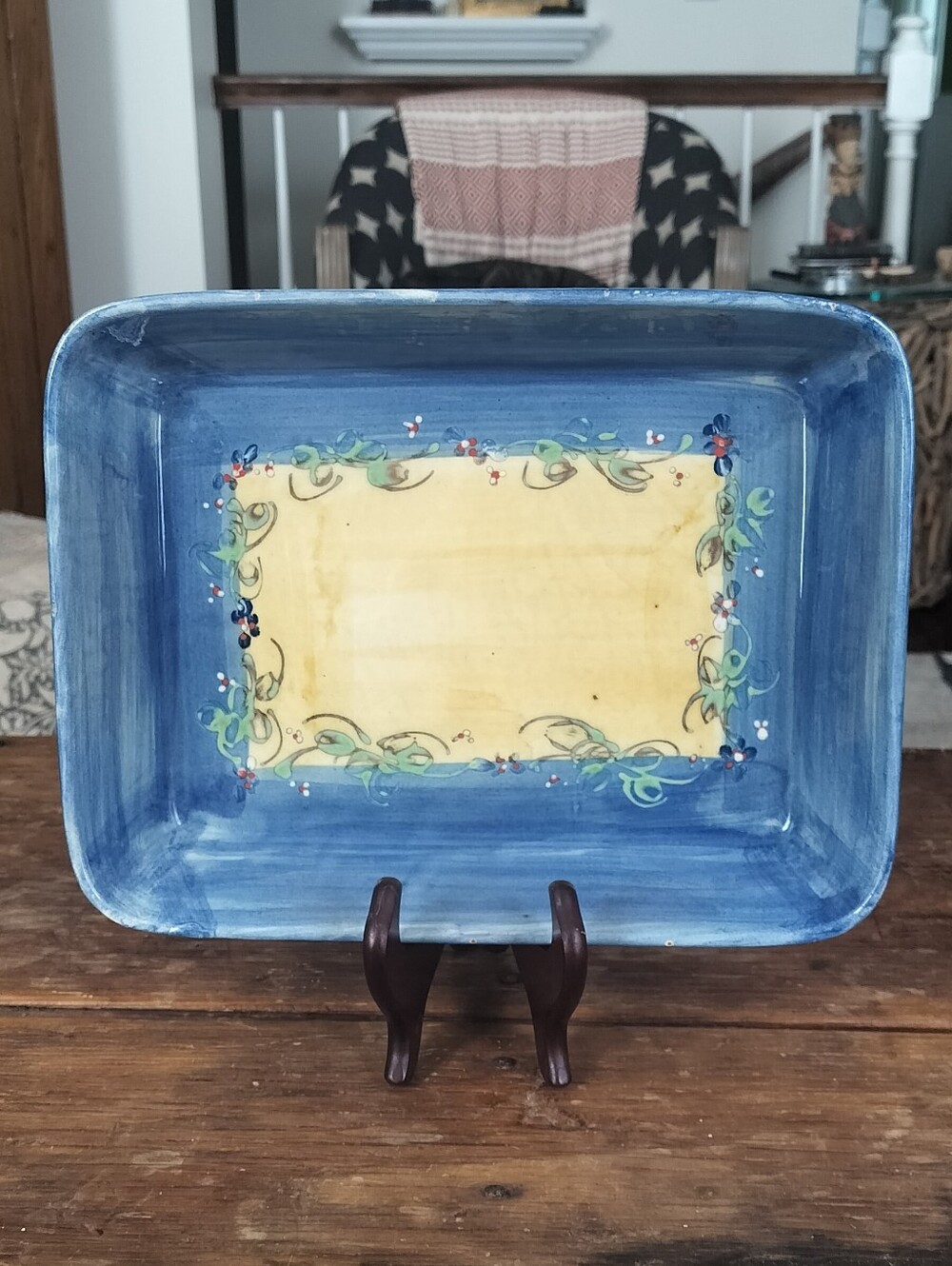 T Comme Terre French Provencale Pottery Casserole Dish 9.25" x 12"